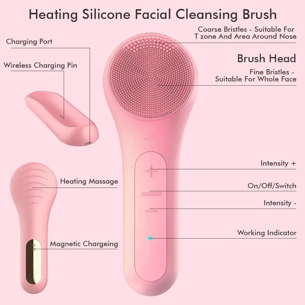 electric facial cleansing brush