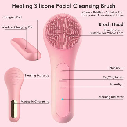 electric facial cleansing brush