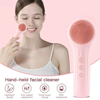 electric facial cleansing brush